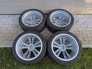 20" 5x120 Style468 разноширокие оригинальные диски X5 + летн (3 фото из 8)