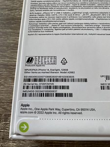 Apple iPhone 14 128Gb Starlight (3 foto / 3)