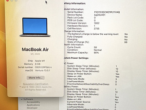 Apple Macbook Air M1 256GB/8GB (13-inch, 2020) (3 foto / 3)