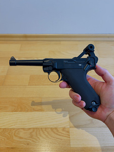 Новый пневматический пистолет UUS LEGENDS P08 LUGER BLOWBACK (9 фото из 10)