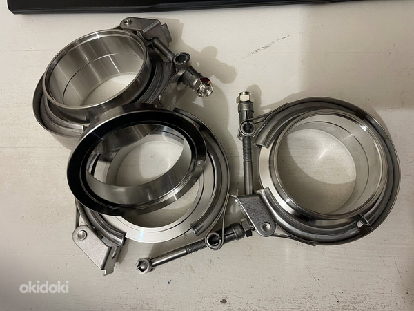 2.5" (63.5mm) V band klambrid roostevabast terasest (304)