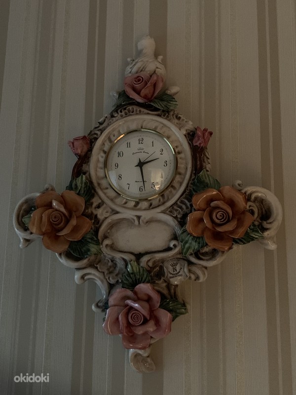 Часы настенные из фарфора (фото #1)