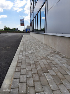 Установка брусчатки Unikivi. (10 фото из 10)