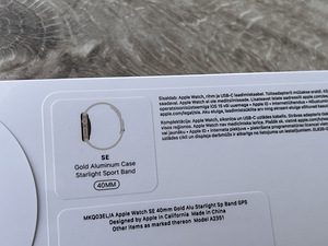 Apple Watch SE 40mm Gold GPS Starlight UUS (3 foto / 3)