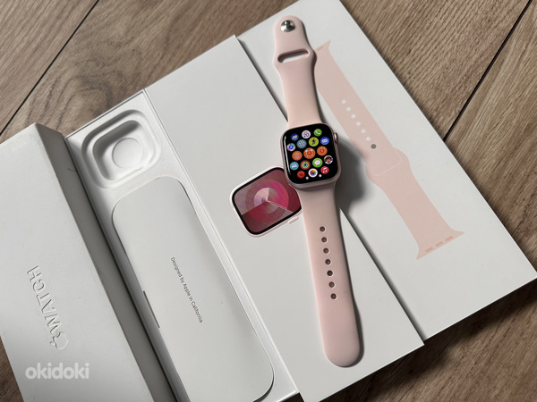 Apple Watch 9 41 мм розовый GPS+LTE (фото #3)