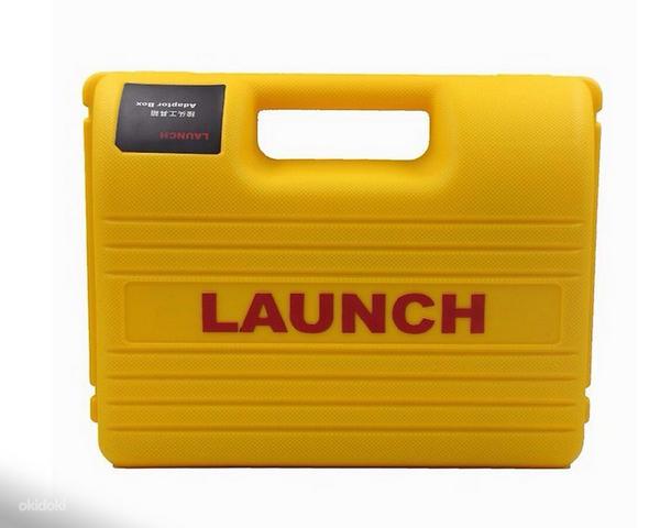 Launch x-431 желтый чемодан с переходниками (фото #1)