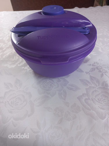 Салатница tupperware для еды с собой 1,5 л. (фото #2)