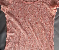 Женская футболка лососево-розовая, М