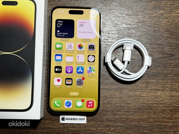 Apple iPhone 14 Pro 256gb, Gold (фото #1)
