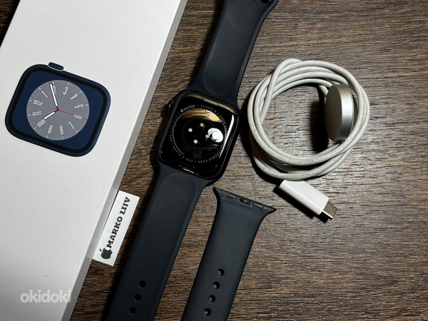 Apple Watch Series 8, 45mm, Midnight GPS (foto #3)