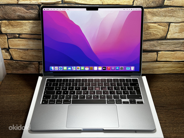 Apple Macbook Air M2 256GB/8GB (13-inch, 2022), Silver SWE (foto #1)
