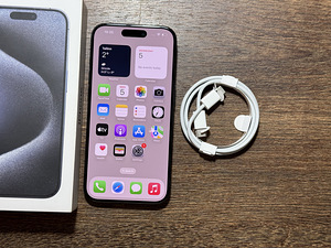 Apple iPhone 15 Pro 128gb, Blue Titanium (1 foto / 3)