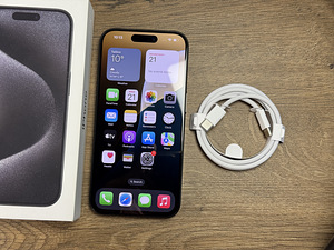 Apple iPhone 15 Pro 128gb, Black Titanium (1 foto / 3)