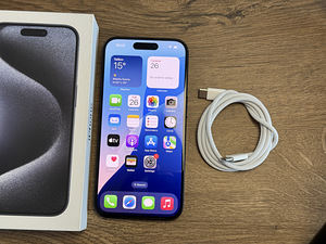 Apple iPhone 15 Pro 128gb, Blue Titanium (1 foto / 2)
