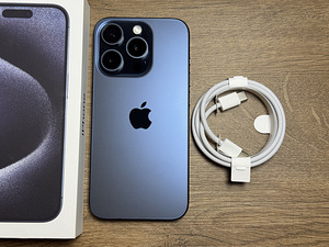 Apple iPhone 15 Pro 128gb, Blue Titanium (3 foto / 3)