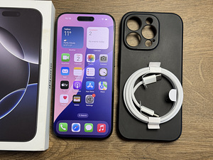 Apple iPhone 16 Pro 128gb, Black Titanium (1 foto / 3)