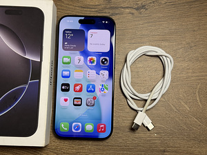 Apple iPhone 16 Pro 256gb, Black Titanium (1 foto / 3)