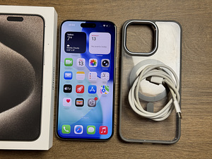 Apple iPhone 15 Pro Max 256gb, Natural Titanium (1 foto / 3)