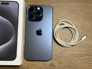 Apple iPhone 15 Pro 128gb, Blue Titanium (3 foto / 3)