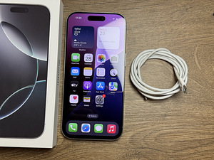 Apple iPhone 16 Pro 128gb, White Titanium (1 foto / 3)