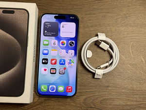 Apple iPhone 15 Pro 128gb, Natural Titanium (1 foto / 3)
