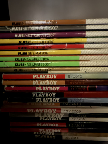Полная коллекция Playboy Эстония плюс клубные выпуски