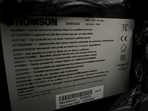Thomson 26 LCD LED teler (2 foto / 2)