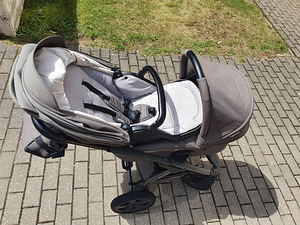Lapsevanker XLANDER / Lapsekäru XLANDER hea manööverdusega (7 foto / 10)
