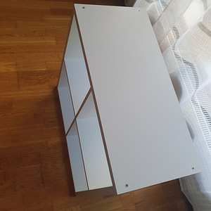Riiul valge (ruutriiul) K73xL73xS33 cm (4 foto / 4)