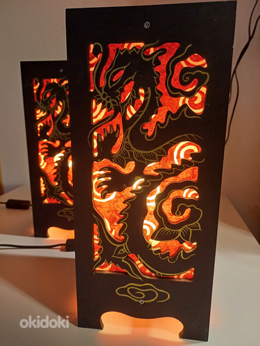 Cosy Oriental Dragon Lantern / Hubane Draakoni Lamp-Valgusti (foto #3)