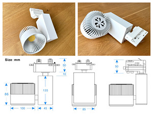 Siinivalgustid 12 tk LED + 6 siini 3-faasiline (3 foto / 3)