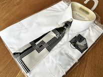 Мальчики белая рубашка/блузка/галстук 92 - 99 см НОВИНКА!