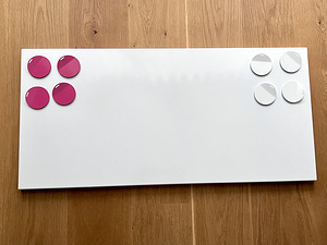 IKEA magnet märkmetahvel + 8 magnetit (2 foto / 3)
