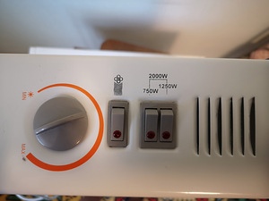 Konvektor koos ventilaatoriga Tallent töötab hästi (2 foto / 2)