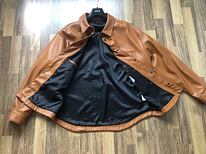 ZARA МУЖСКАЯ кожаная куртка / куртка XL (как новая)