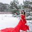 Красное вечернее платье (фото #1)