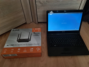 Ordi ноутбук, D-Link роутер (1 фото из 1)
