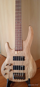ESP LTD B205SM Natural Satin LH 5-струнная бас-гитара для левой руки. (2 фото из 10)