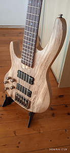 ESP LTD B205SM Natural Satin LH 5-струнная бас-гитара для левой руки. (9 фото из 10)