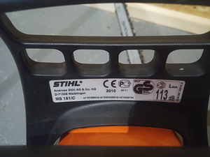 Stihl MS 181 (4 foto / 4)