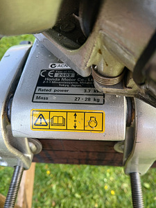 Honda 5hp paadimootor (3 foto / 5)