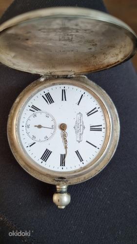 Царские серебряные часы с длинной цепочкой (фото #2)