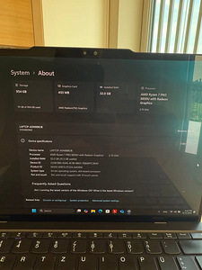 Lenovo Thinkpad Z13 32GB DDR5 1TB 4K Touchscreen (7 foto / 8)