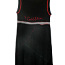 Griflin черное стильное платье-стрейч с ярким декором, XS-M (фото #3)