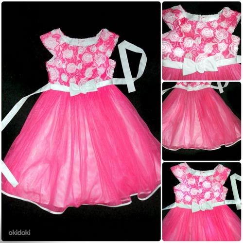 Jona Michelle нарядное пышное розовое платье, 140-152, новое (фото #2)