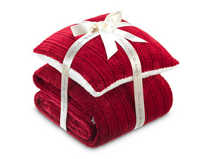 Dormeo Warm Hug punane komplekt-pleed 200x200+padi, uus (4 foto / 7)