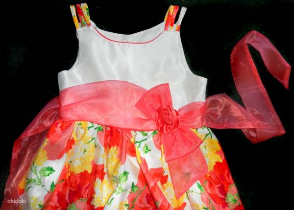 Bonnie Jean нарядное пышное платье с цветами, 146-158, новое (фото #4)