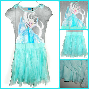 Disney Frozen Elsa pidulik kleit Tutu tülliseelikuga, 10-12 (2 foto / 8)