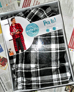 Hall ruuduline pehme meeste hommikumantel, XL-2XL, uus (1 foto / 7)