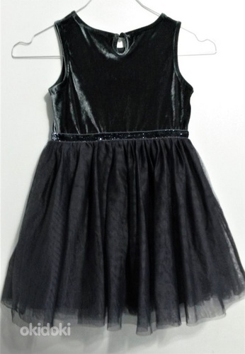 Lindex нарядное серебристо- серое платье (98/104) (фото #7)